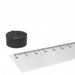 Scheibenmagnet gummiert 22x11 mm Neodym